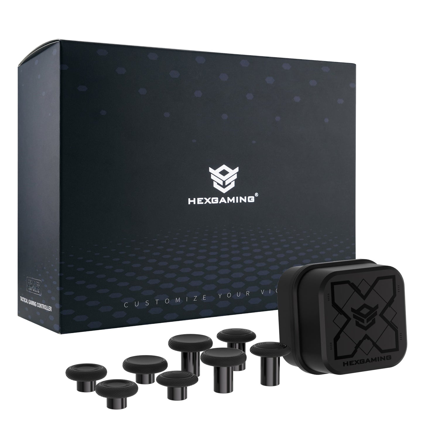 HEXGAMING PHANTOM Controller with Adjustable Triggers for PS5, PC, Mobile - Static Emerald