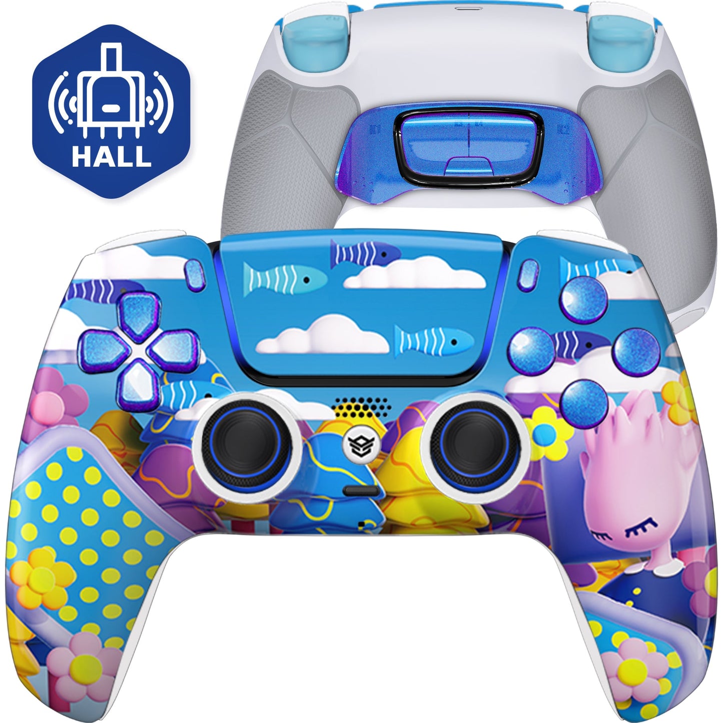 KOTA YAMAJI x GOOD DREAMS ULTIMATE PS5 Controller with Hall Effect Joysticks compatible with PC and Mobile