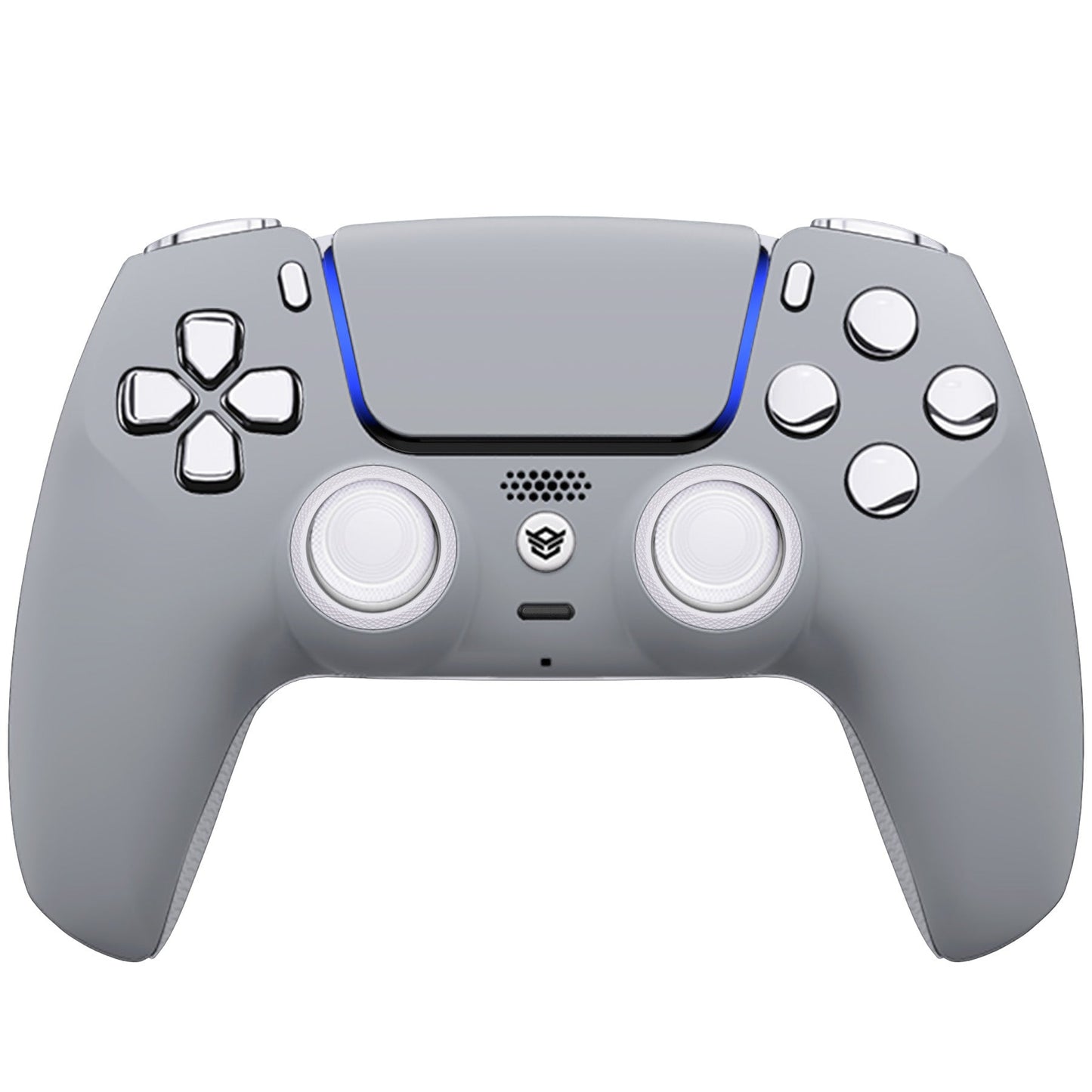 HEXGAMING ULTIMATE Controller with Hall Effect Joysticks for PS5, PC, Mobile - New Hope Gray