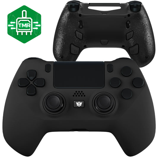 HEXGAMING HYPER Controller with TMR Joysticks for PS4, PC, Mobile - Black