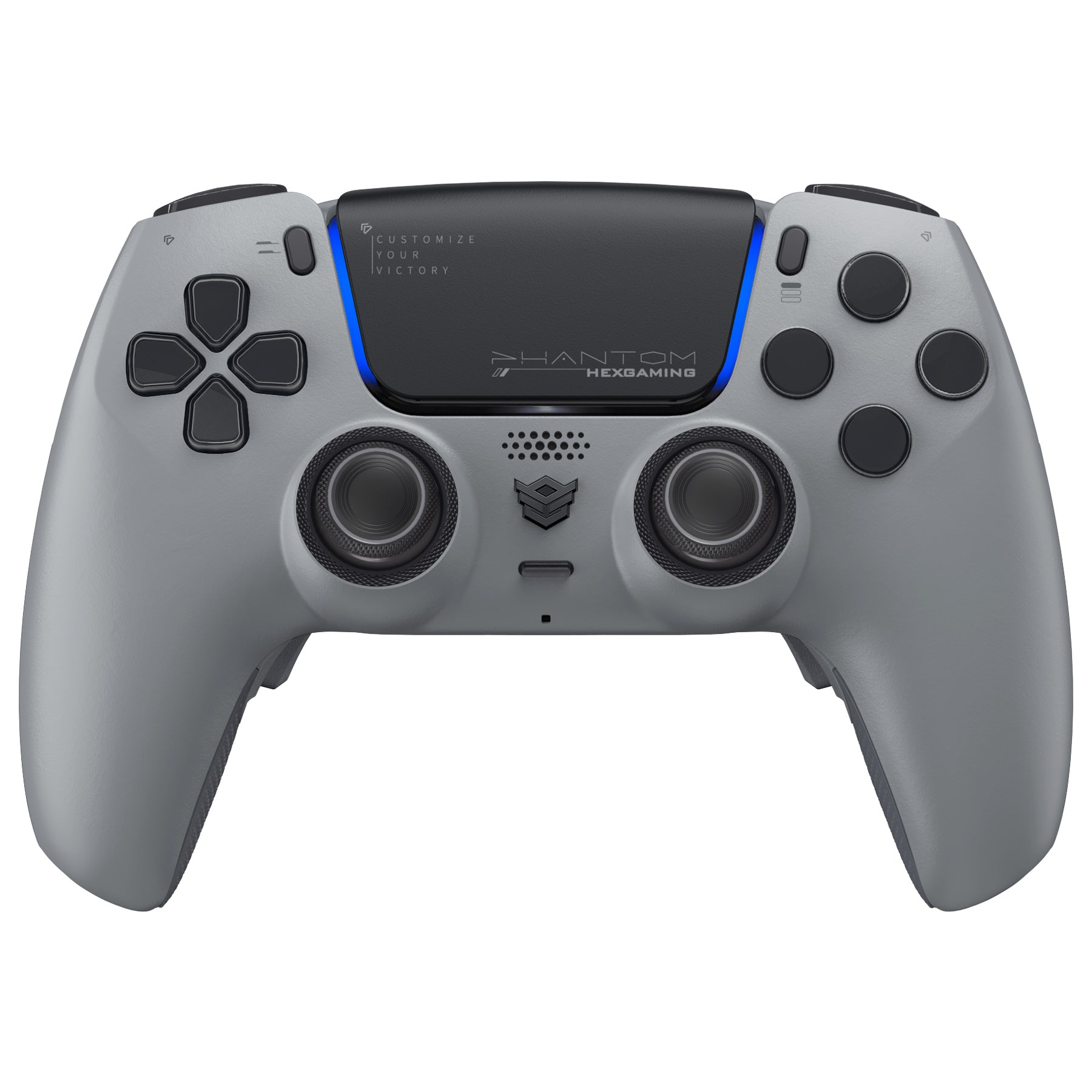 HEXGAMING PHANTOM Controller with Adjustable Triggers for PS5, PC, Mobile - 1994 Grey