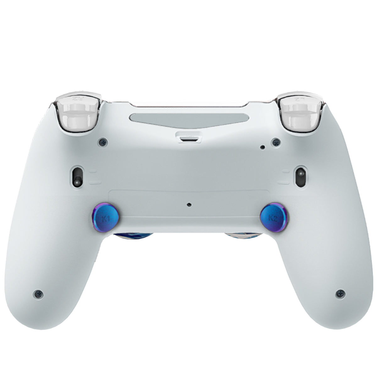 HEXGAMING NEW SPIKE Controller with TMR Joysticks for PS4, PC, Mobile- White Wave