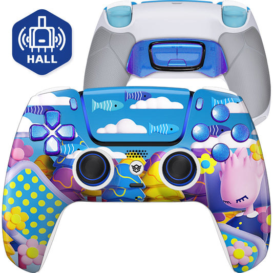 KOTA YAMAJI x GOOD DREAMS ULTIMATE PS5 Controller with Hall Effect Joysticks compatible with PC and Mobile