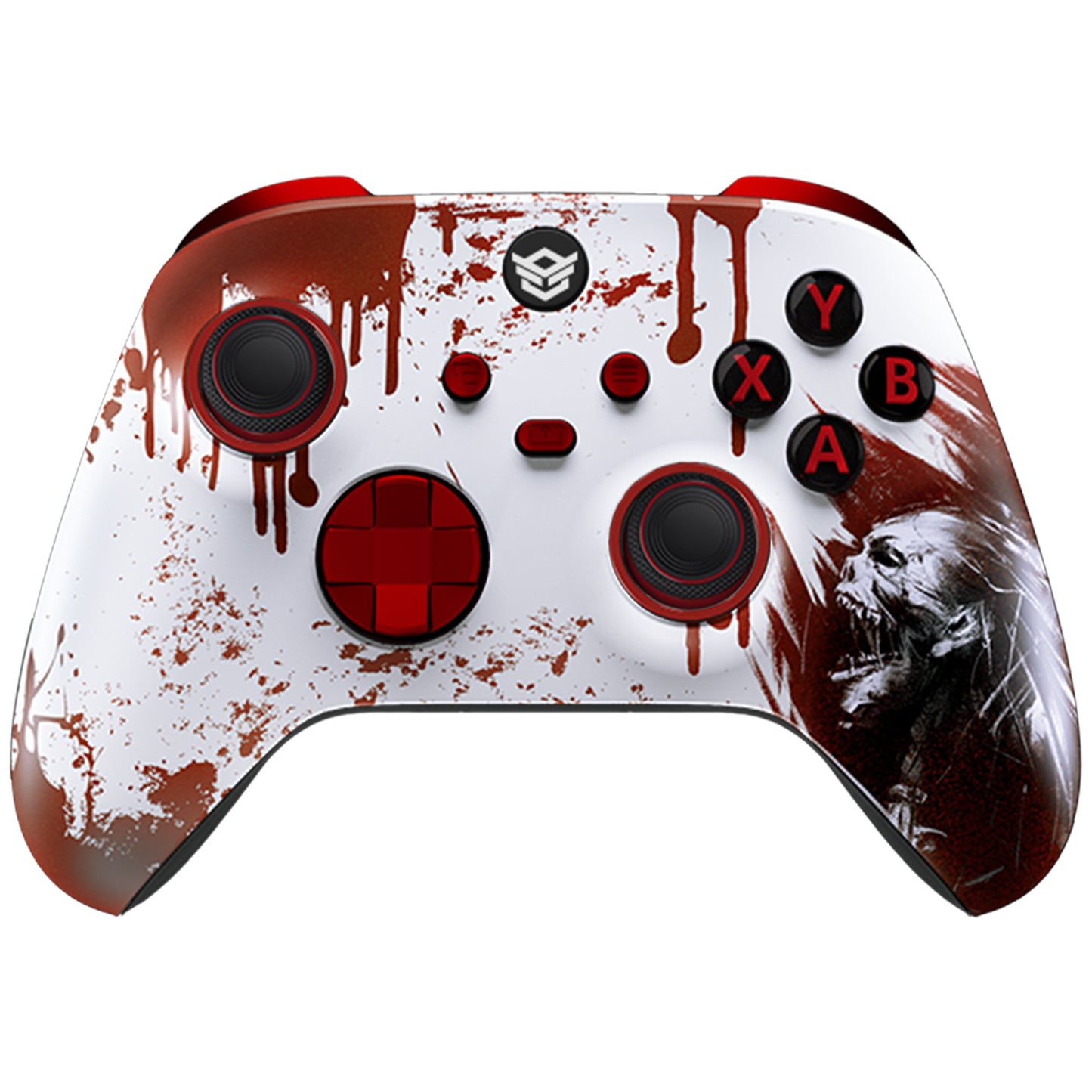 HEXGAMING ULTRA X Controller with TMR Joysticks for XBOX, PC, Mobile -  Zombie ABXY Labeled
