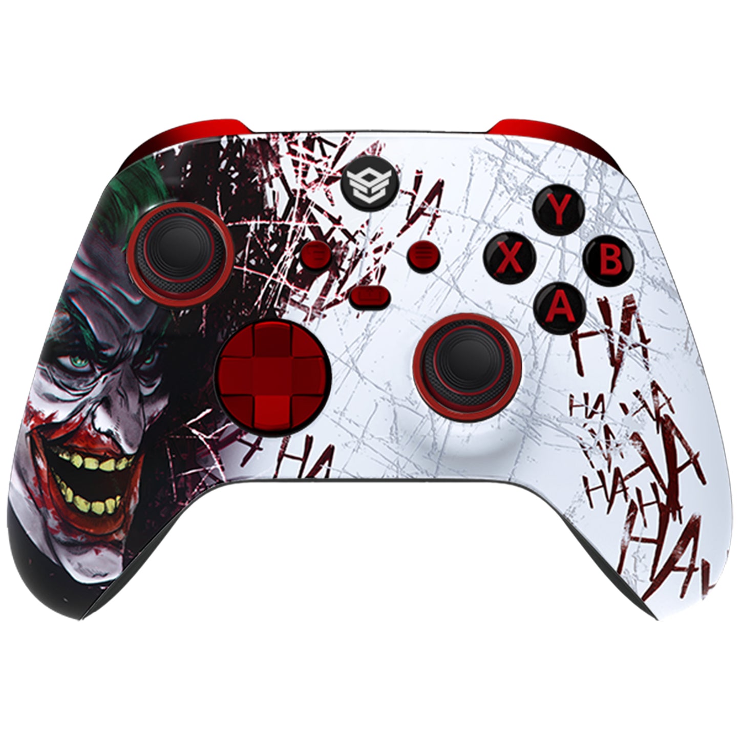 HEXGAMING ULTRA X Controller with TMR Joysticks for XBOX, PC, Mobile  - Clown Hahaha ABXY Labeled