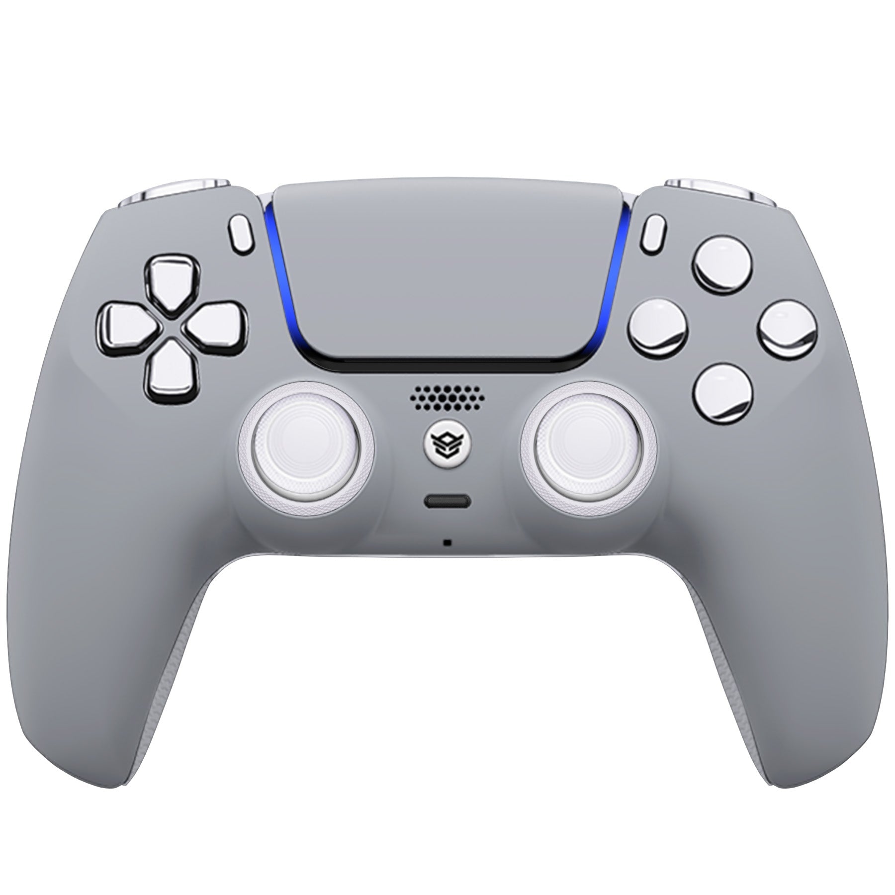 HEXGAMING ULTIMATE Controller with Hall Effect Joysticks for PS5, PC, Mobile - New Hope Gray