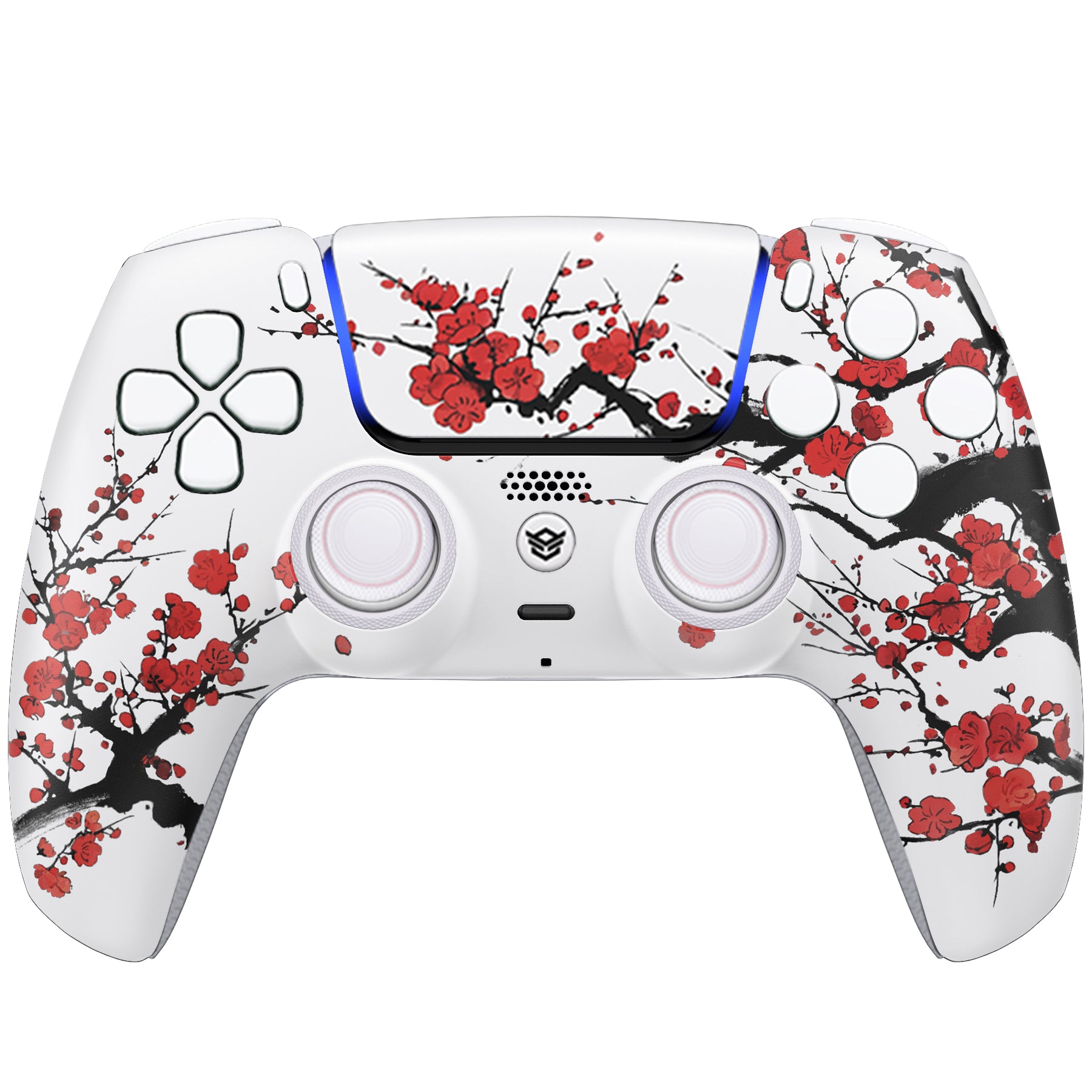 HEXGAMING ULTIMATE Controller with Hall Effect Joysticks for PS5, PC, Mobile - Winter Blossom