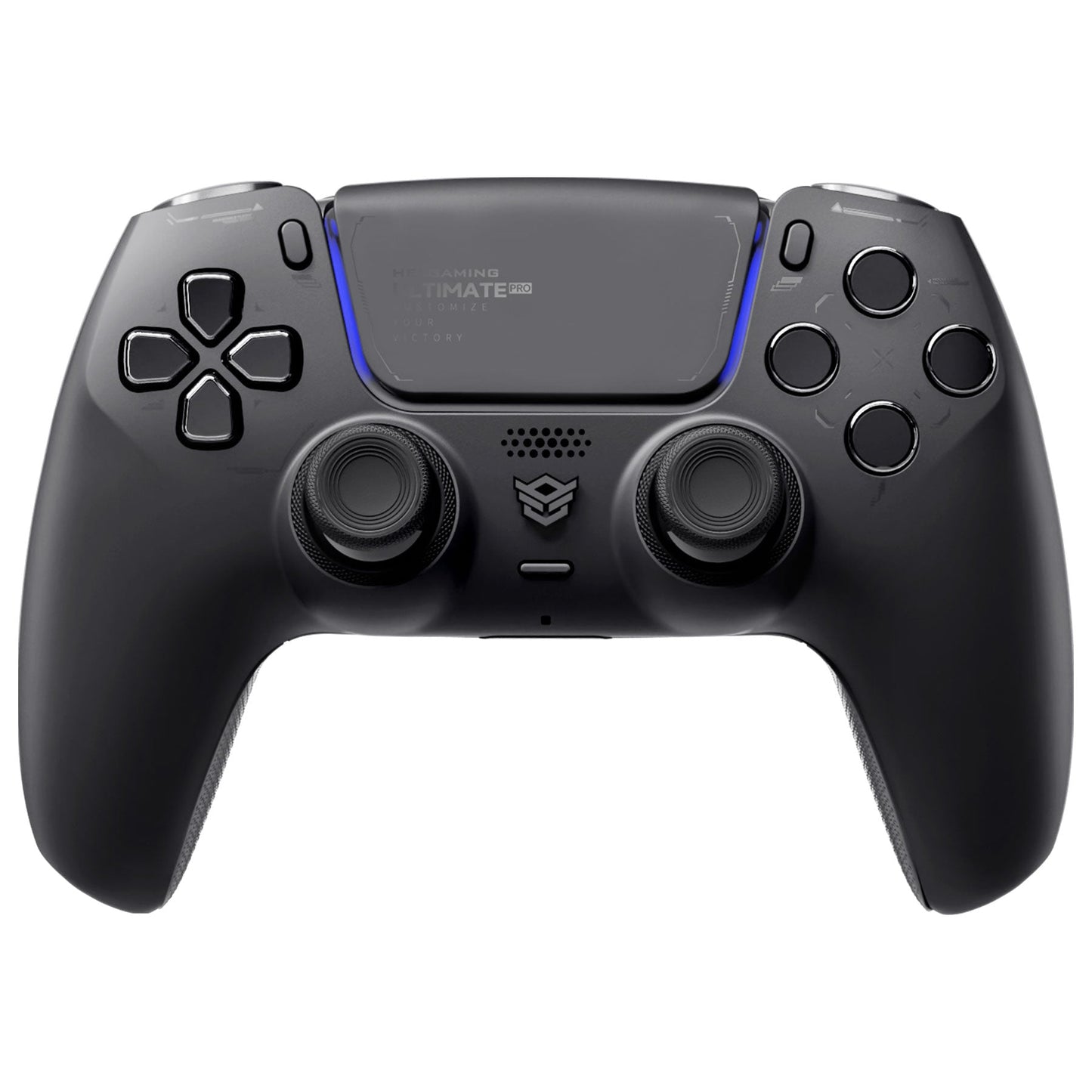 HEXGAMING ULTIMATE PRO Gaming Controller Compatible with ps5/PC/Mobile - 4 Back Buttons, 6 Custom Profiles, Adjustable Triggers, 8 Swappable Thumbsticks - Chaos Black