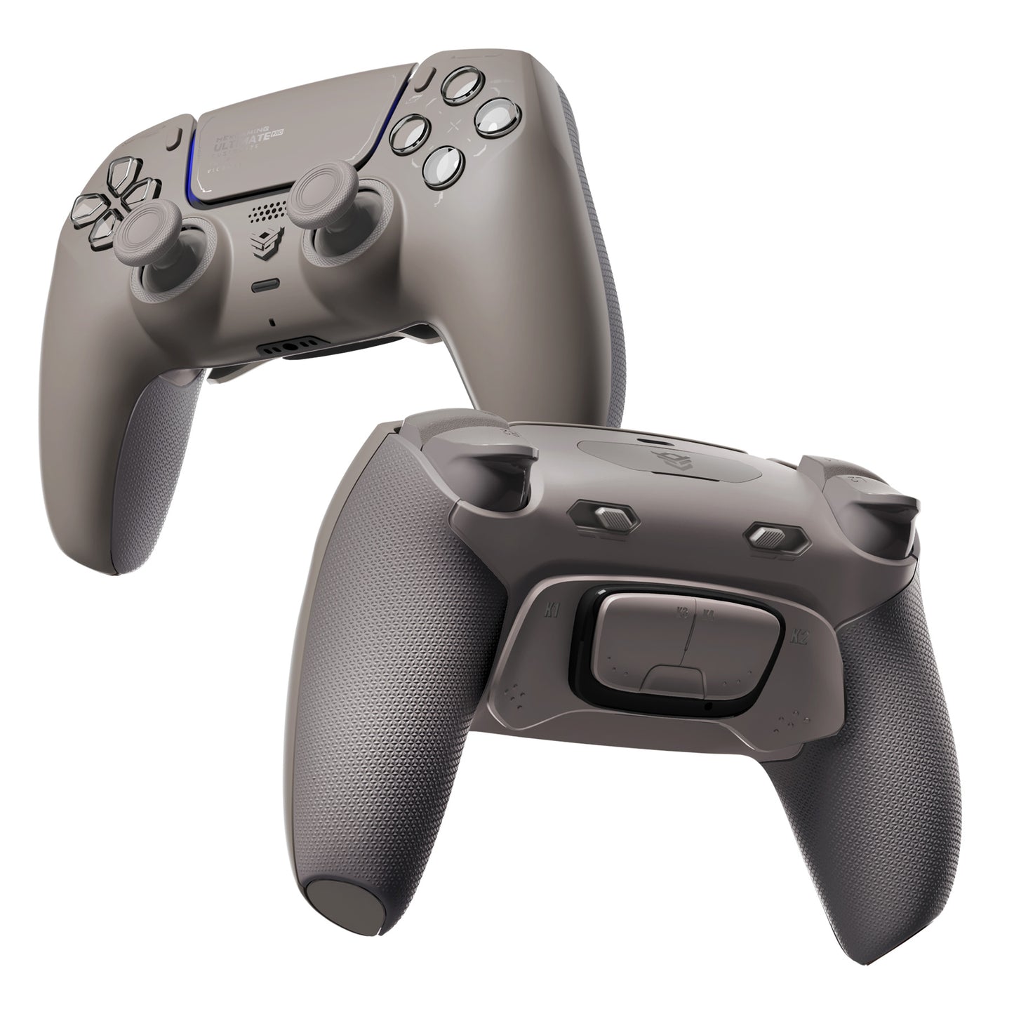 HEXGAMING ULTIMATE PRO Controller with Adjustable Triggers for PS5, PC, Mobile - Quantum Grey