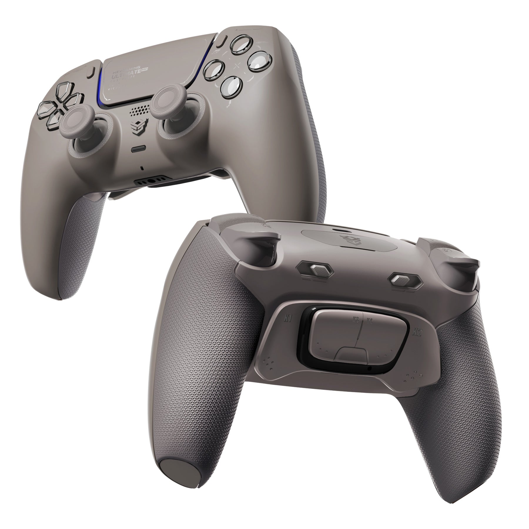 HEXGAMING ULTIMATE PRO Controller with Adjustable Triggers for PS5, PC, Mobile - Quantum Grey