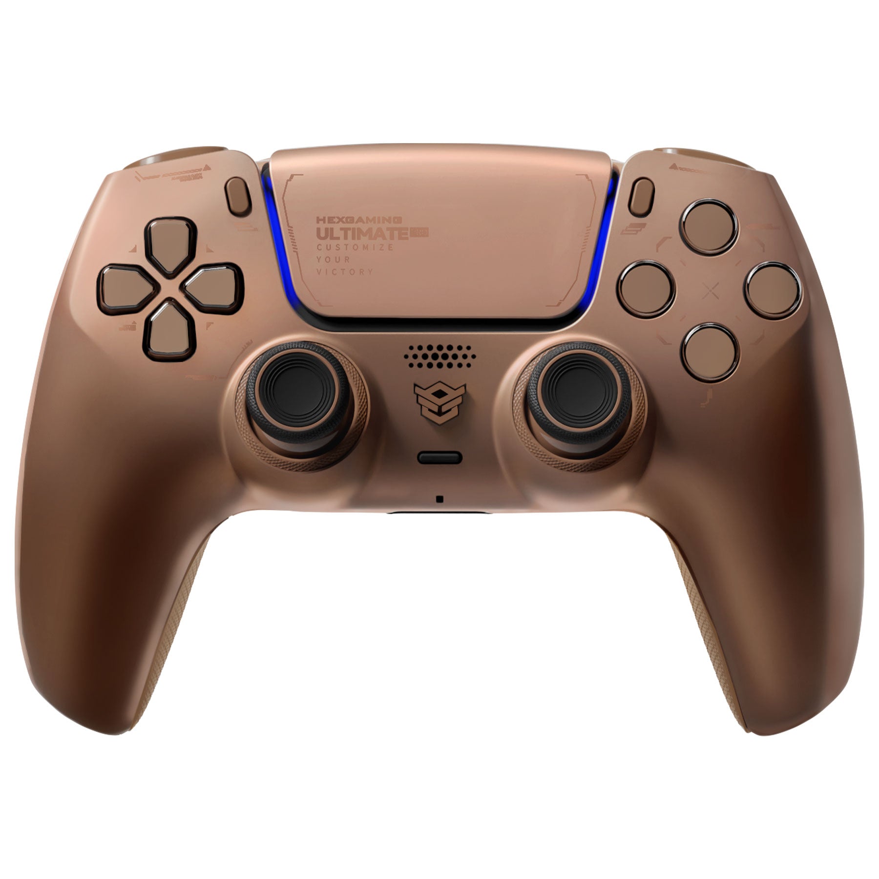 HEXGAMING ULTIMATE PRO Controller with Adjustable Triggers for PS5, PC, Mobile - Stardust Mocha