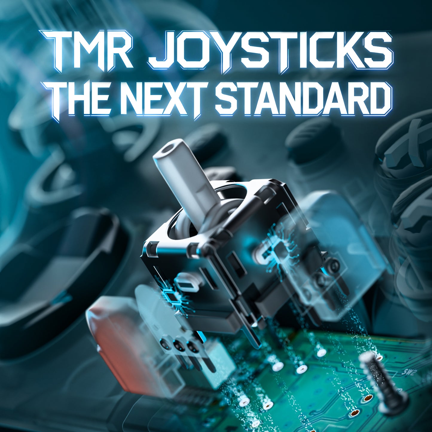 HEXGAMING ADVANCE Controller with TMR Joysticks & Adjustable Triggers for XBOX, PC, Mobile - Monster camouflage BPG